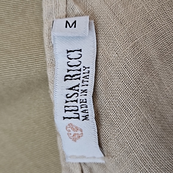 Luisa Ricci linen romper/cover up, size medium - Picture 6 of 13